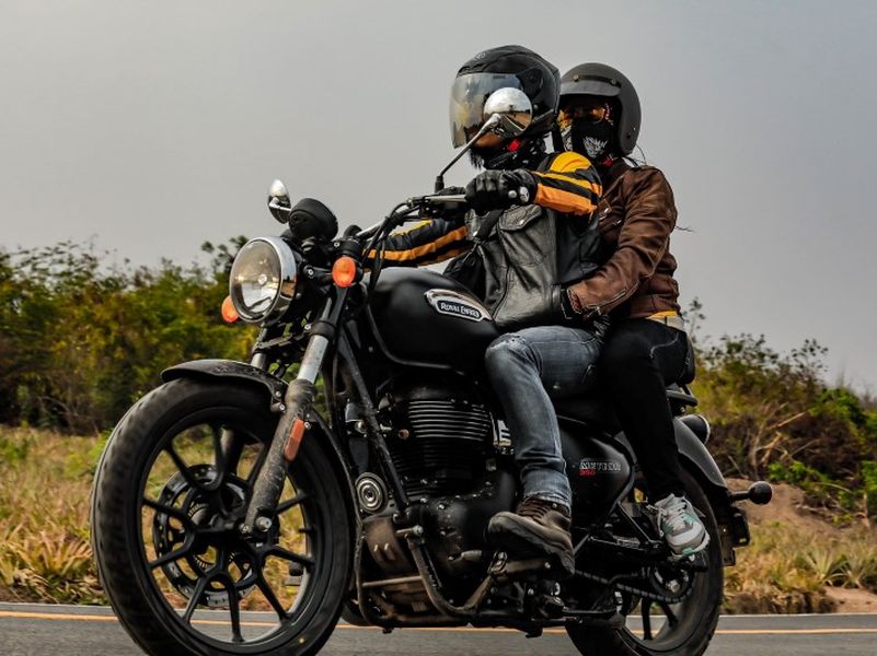 riding pillion