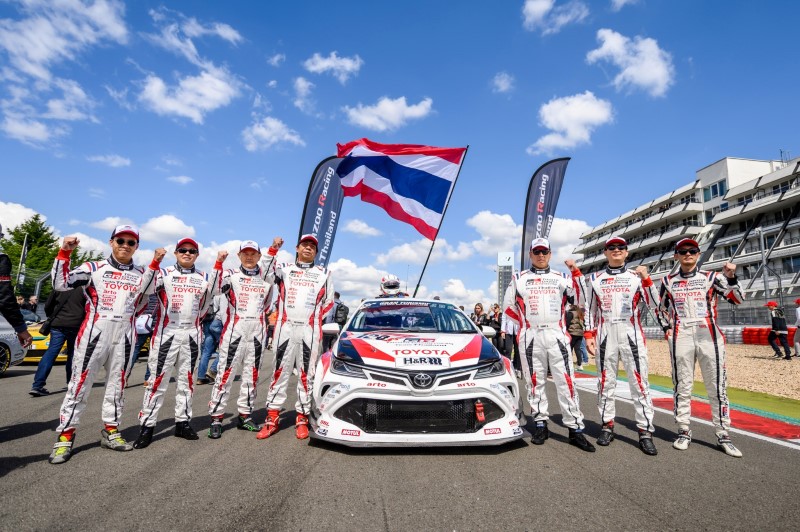 Toyota Gazoo Racing Team Thailand สร้างประวัติศาสตร์ครองแชมป์