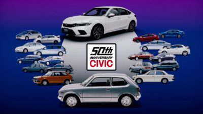 Honda ฉลองครบรอบ 50 ปี Civic