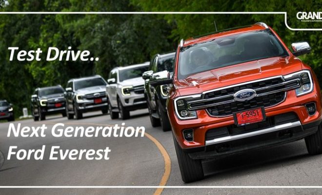 Next-Gen Ford Everest ทดสอบ