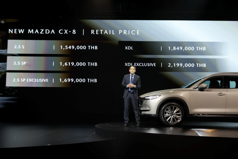 Mazda New CX-8 เอสยูวีครอบครัว