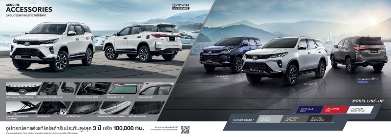 New Toyota Fortuner 2022 ราคา