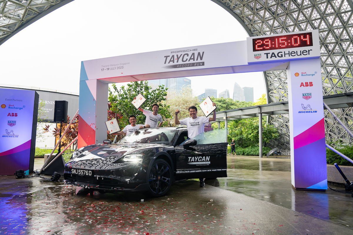 Porsche Taycan ประเทศไทย สิงคโปร์