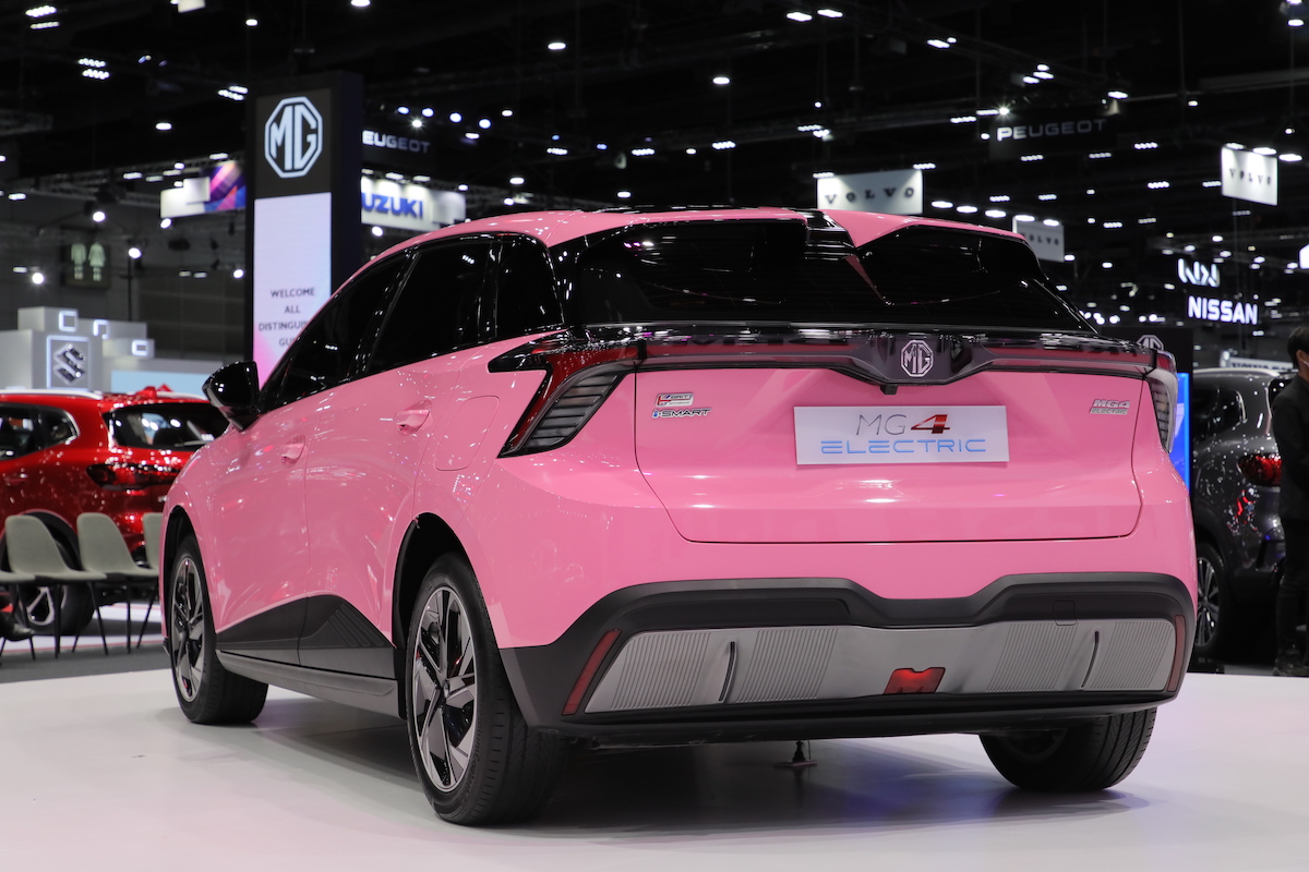 MG4 Electric สีใหม่ Fresh Pink