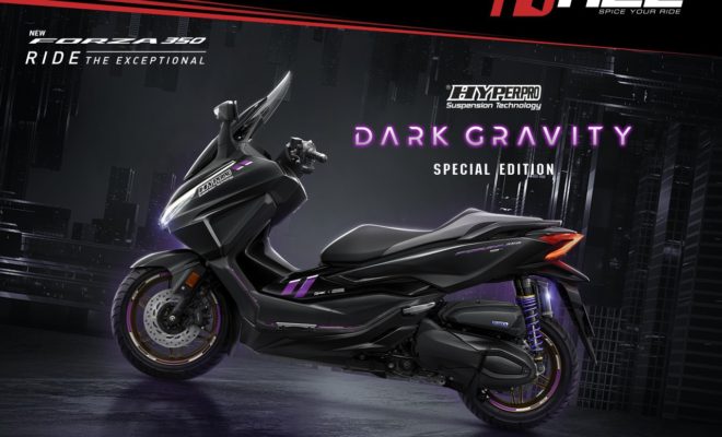 ฮอนด้า New Forza350 2023 Dark Gravity Special Edition