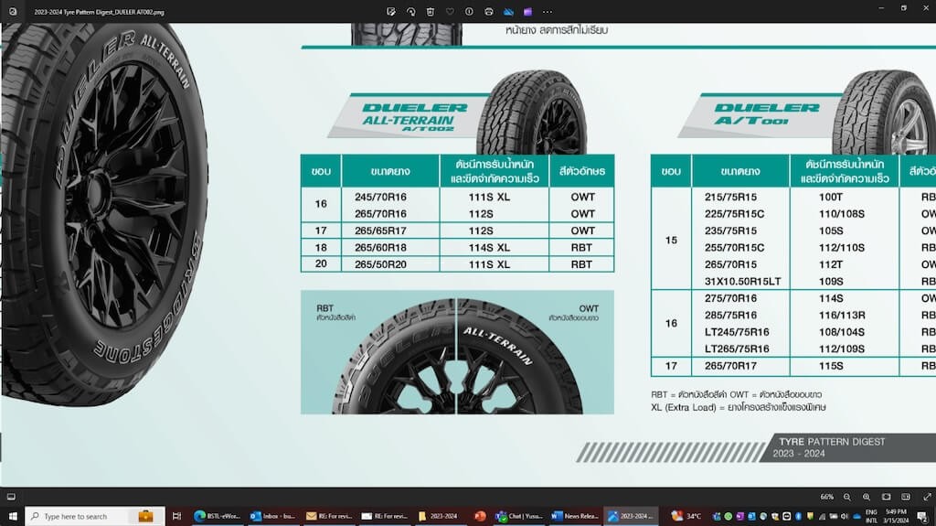 BRIDGESTONE DUELER ALL-TERRAIN