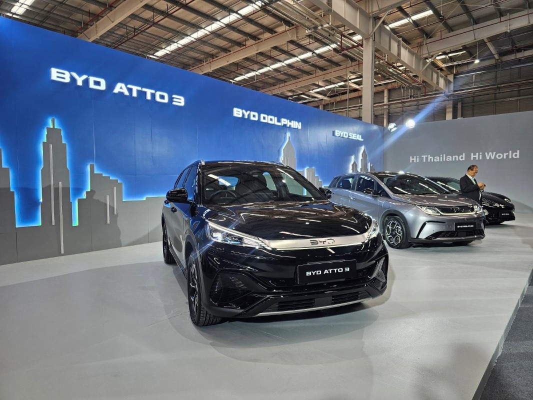 BYD เปิดโรงงานผลิตรถยนต์ในประเทศไทย