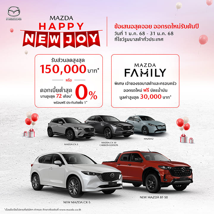PROMOTION MAZDA JANUARY 2025