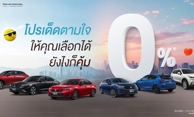 HONDA โปรโมชั่นพิเศษ